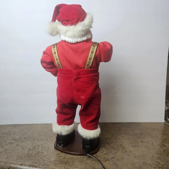 Jingle Bell Rock Santa Musical Animated Christmas Decor Vintage Decorations - Picture 5 of 10